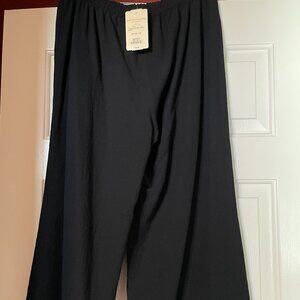 Soft Surroundings Womens Petite Beachy Gauze wide leg pants Sz MED NWT